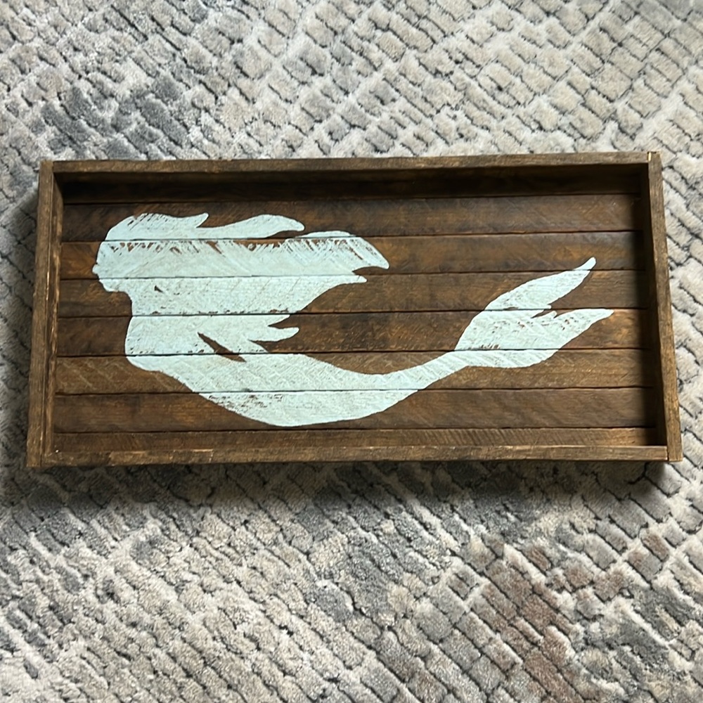 Painted Mermaid Tray
